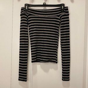 off the shoulder long sleeve